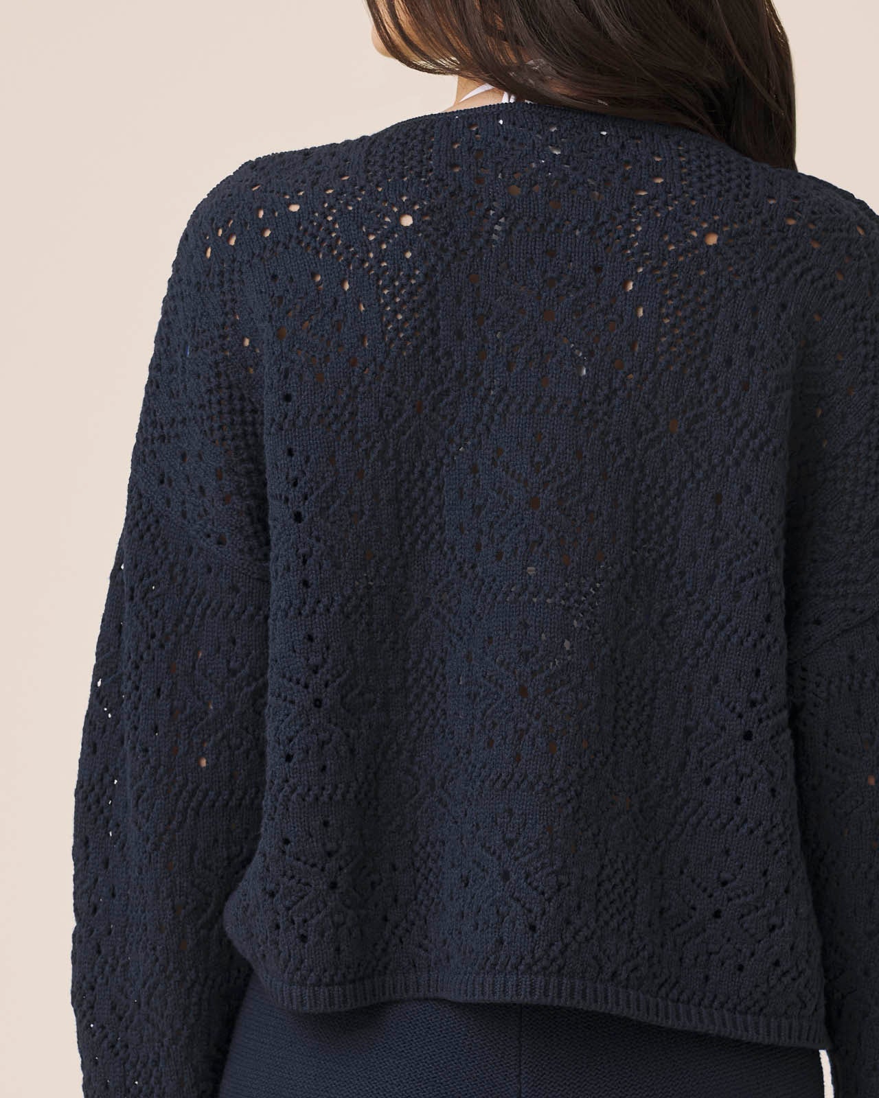 BECKHAM CROCHET CARDIGAN