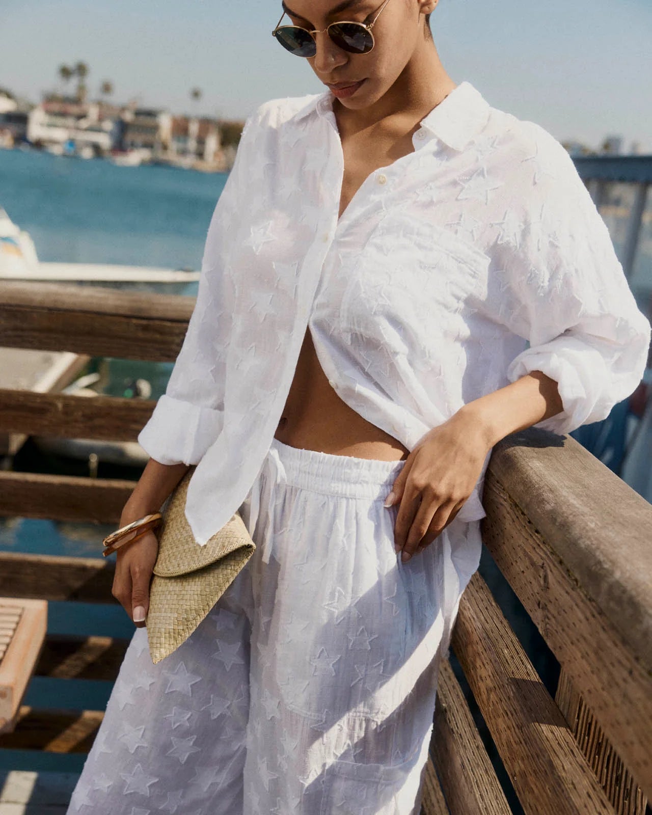 CAPRICE STAR BUTTON DOWN SHIRT