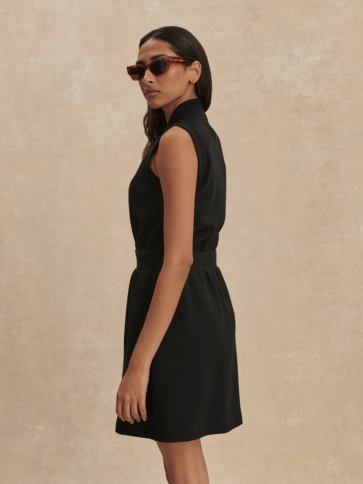POLYANNA HALF ZIP DRESS