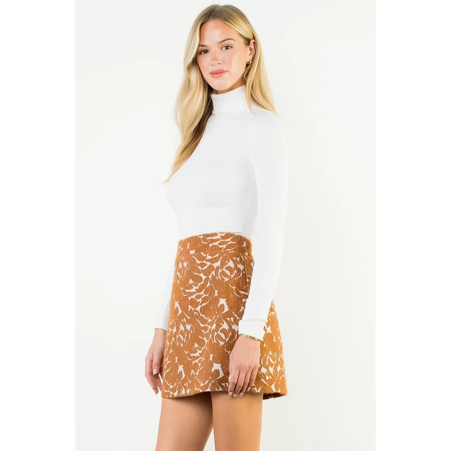 LEAF DETAIL SKORT
