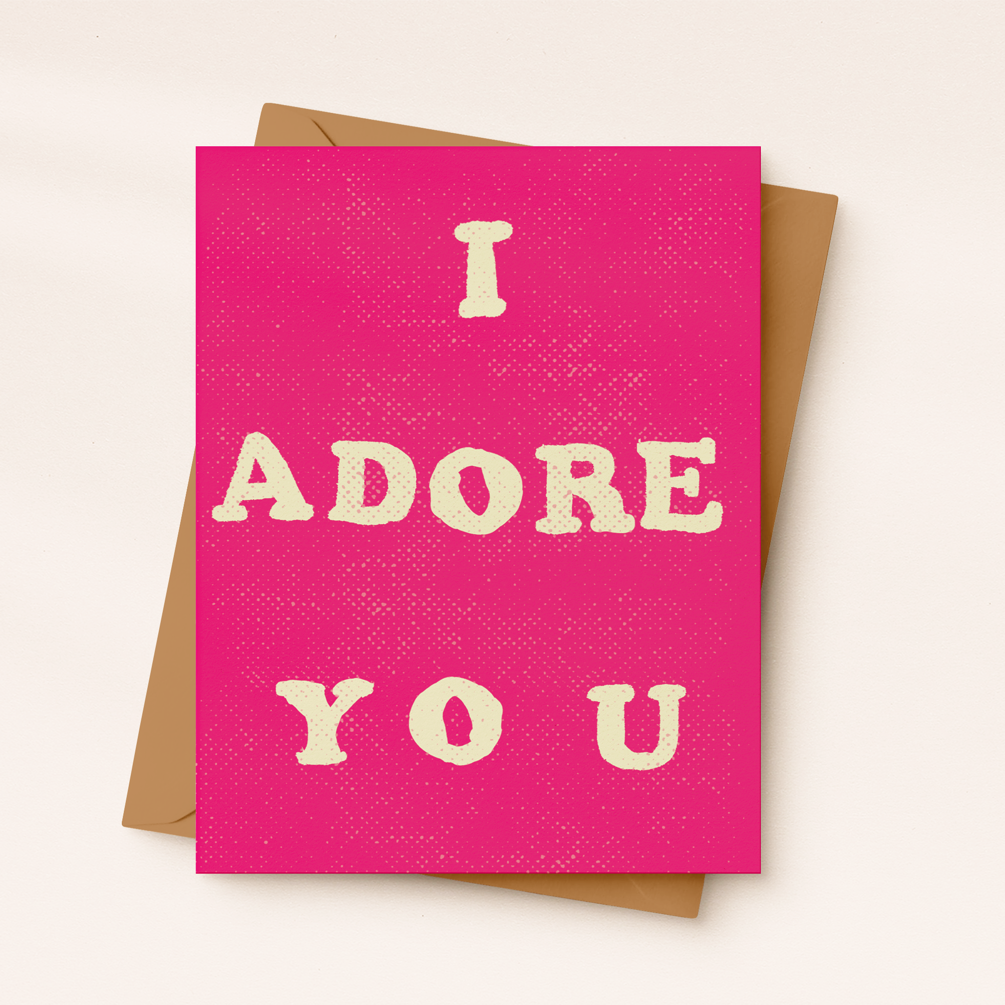 Daydream Prints - I Adore You Card