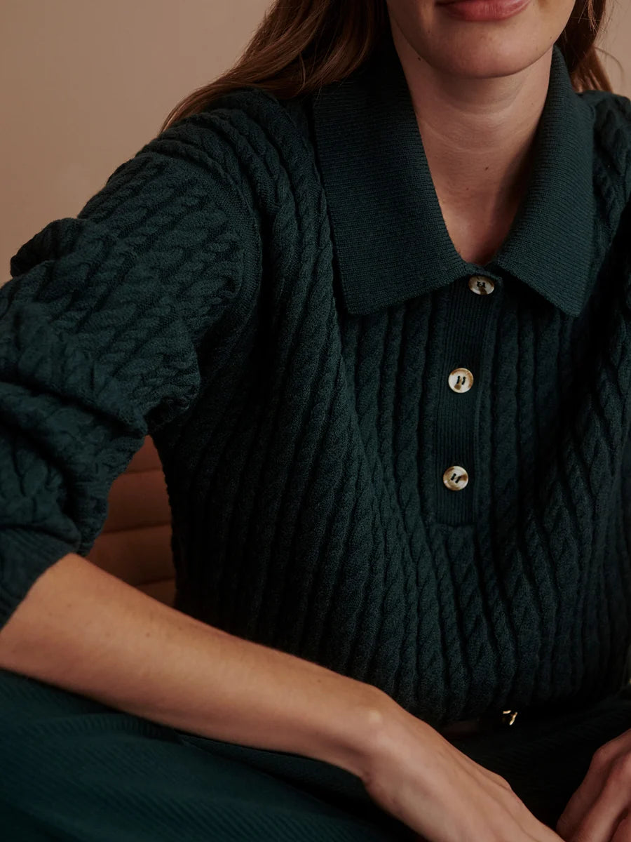 Dottie Polo Knit Sweater
