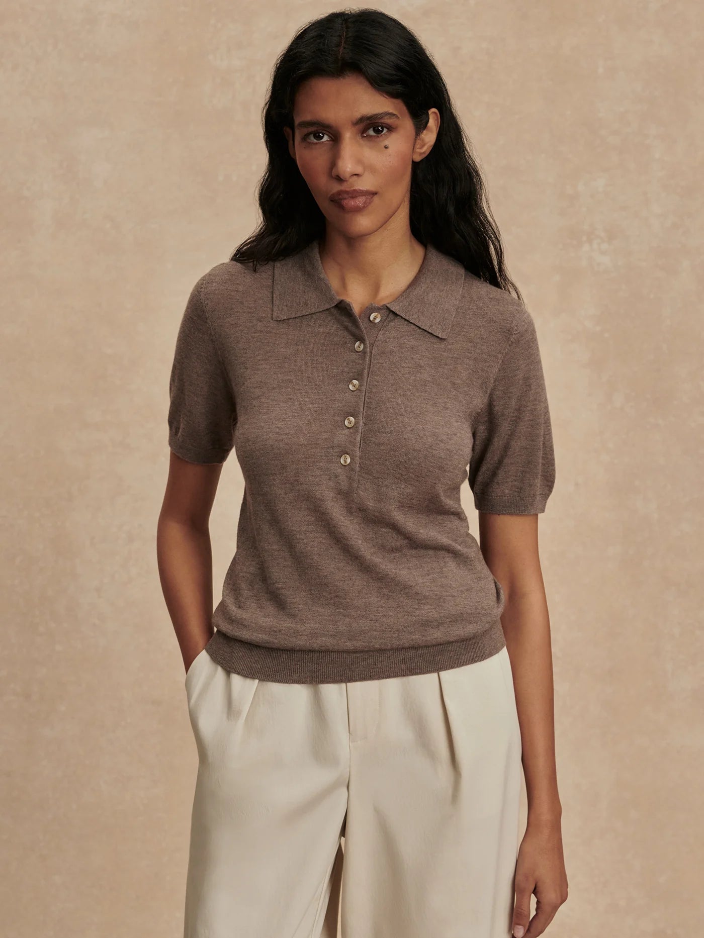 TONI FINE KNIT POLO