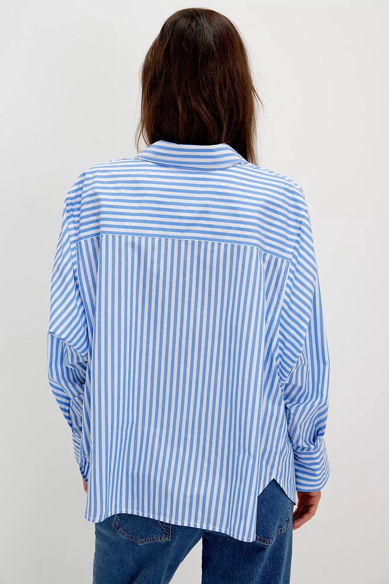 SABINE STRIPED TAILORED SHIRT
