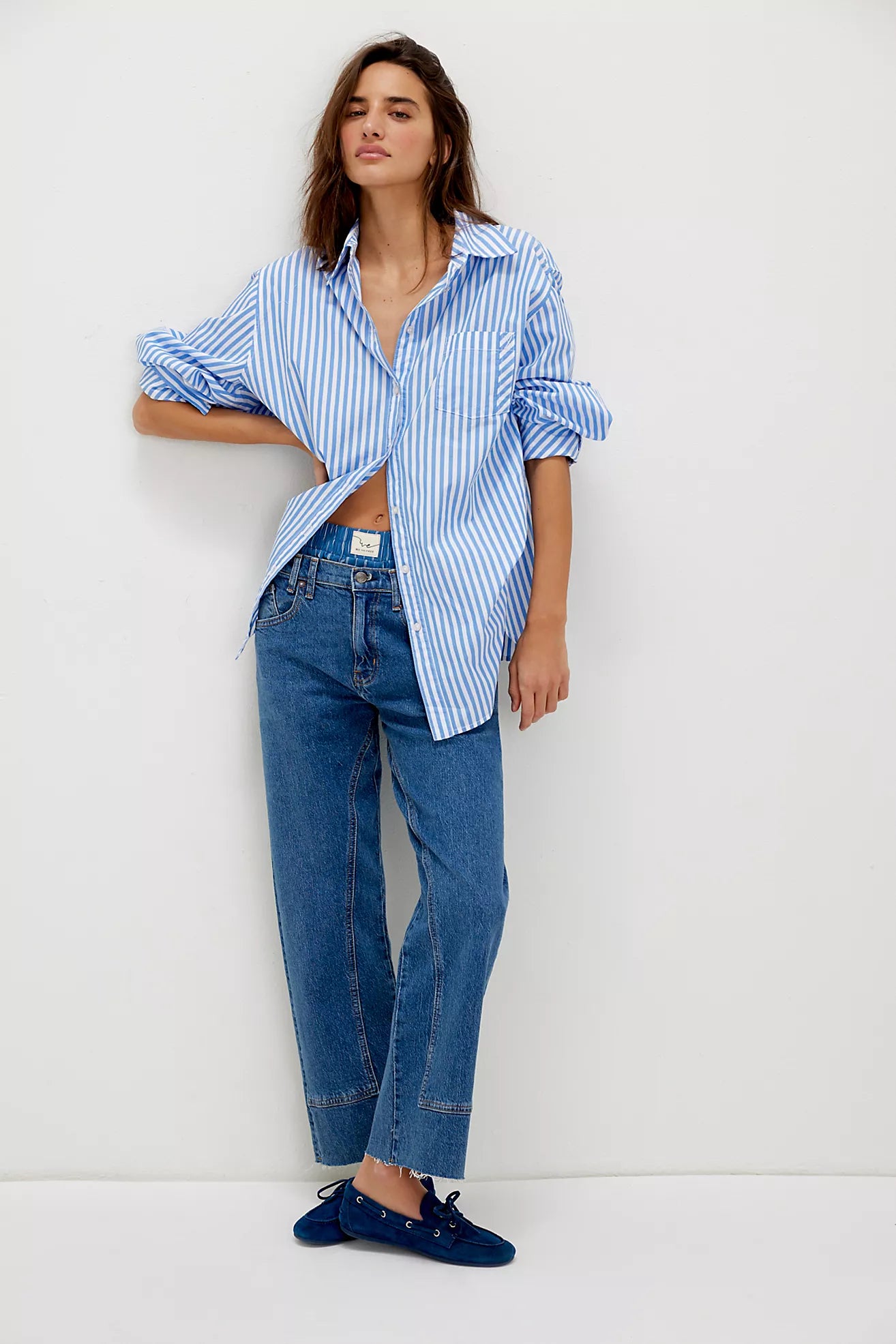SABINE STRIPED TAILORED SHIRT