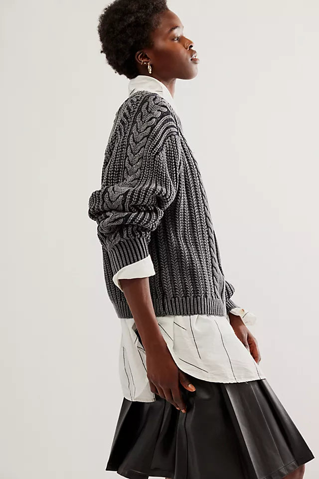 FRANKIE CABLE SWEATER