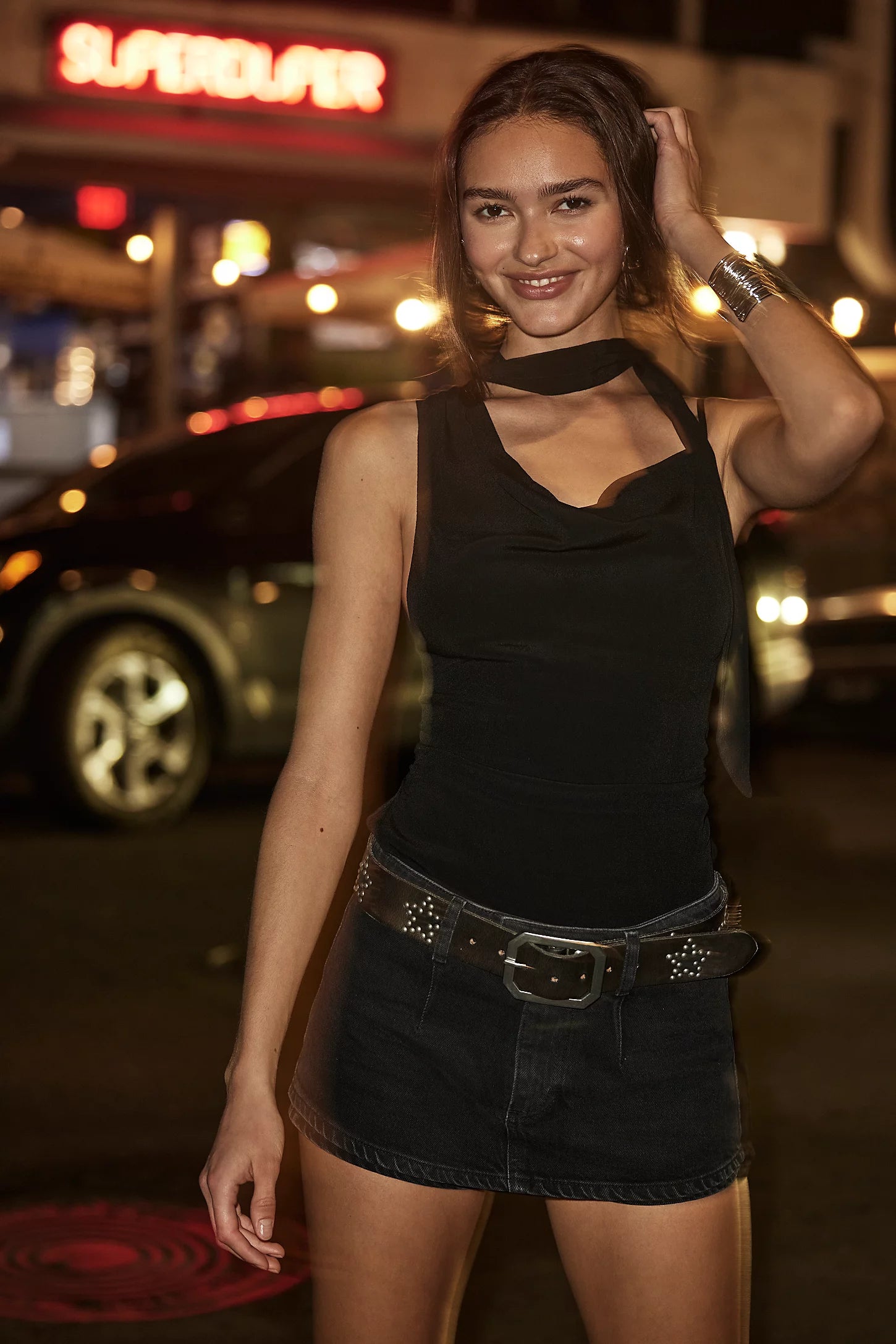 GALIVANTING PEEKABOO SKORT