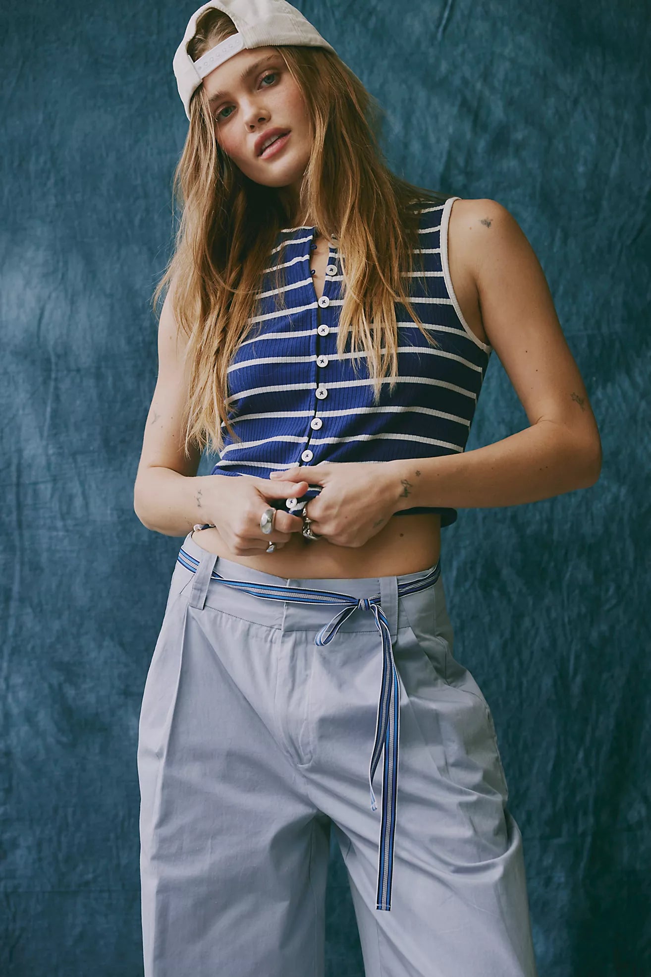 TILLY STRIPED VEST TANK