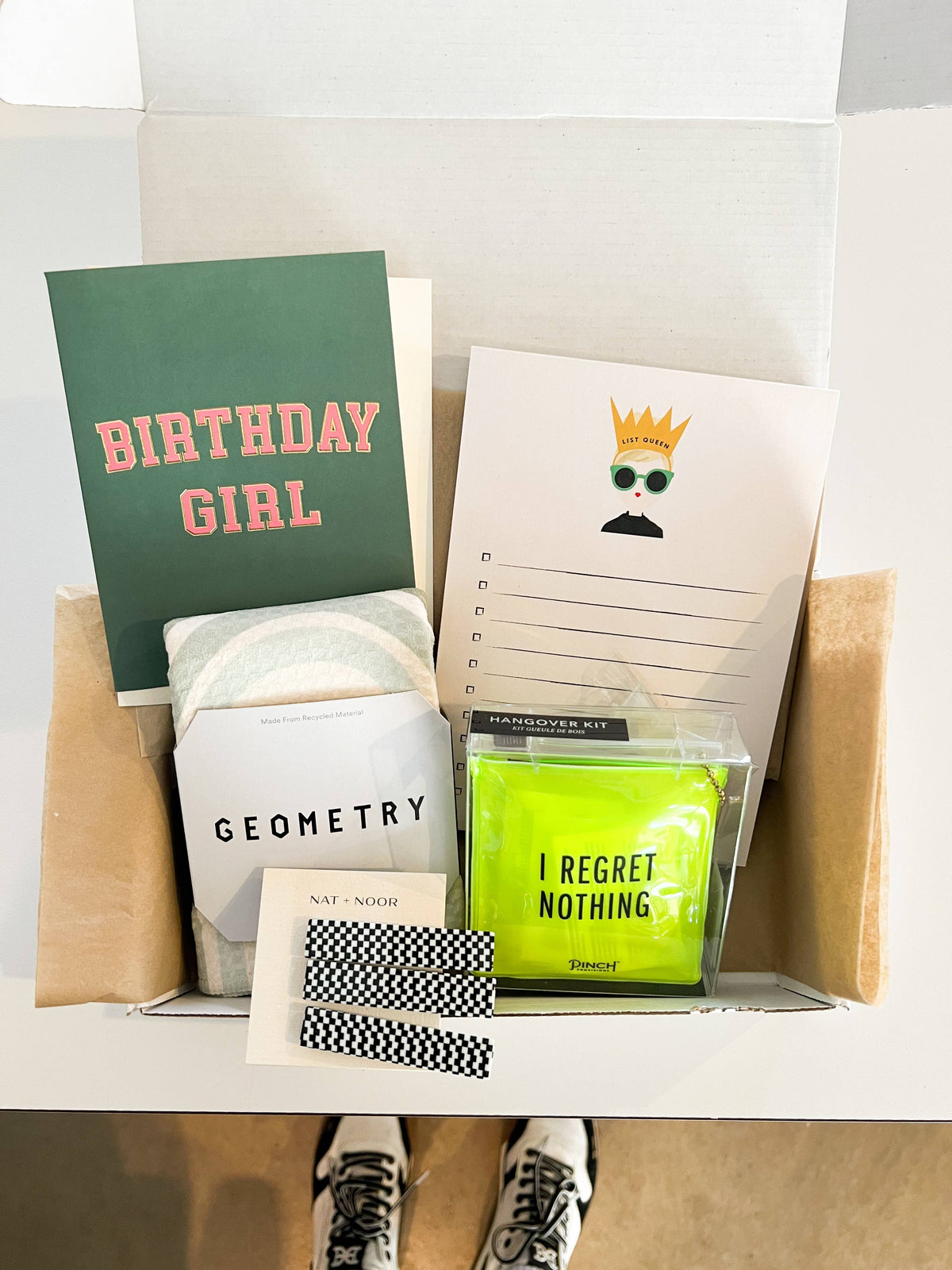 Ginger P. Designs - Birthday Girl University Greeting Card