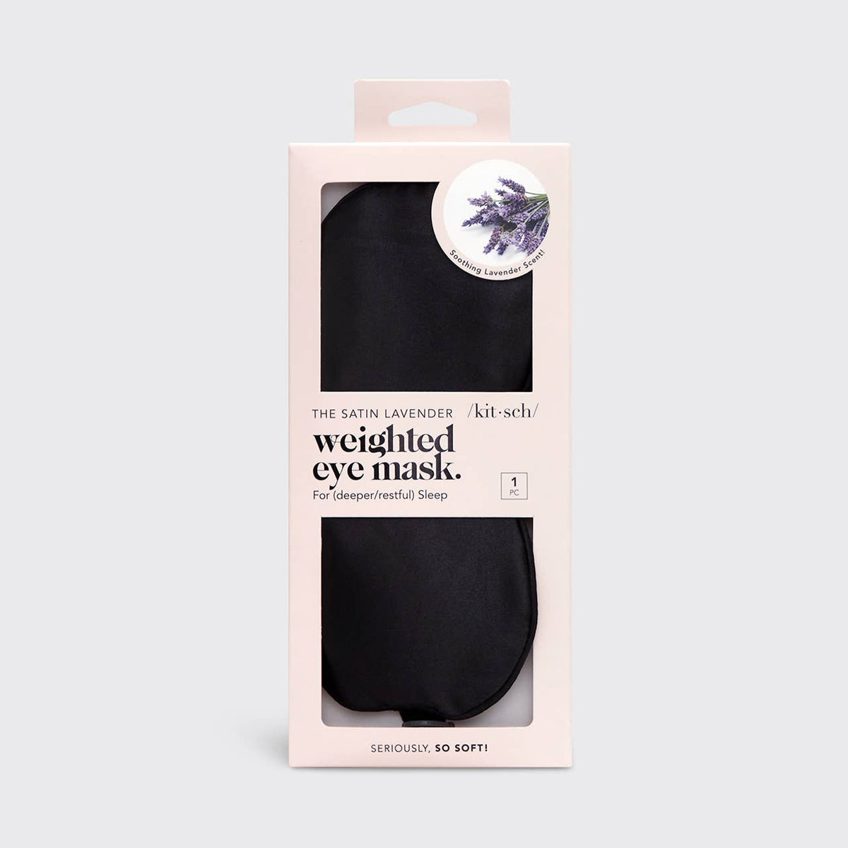Lavender Weighted Satin Sleep Mask