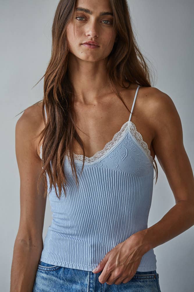 Knit Seamless Ribbed Tank