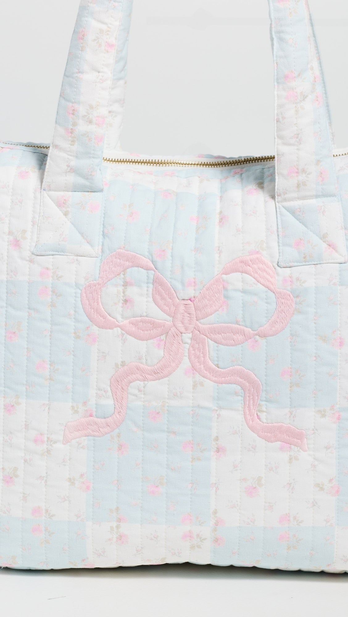 AJA QUILTED BOW WEEKENDER BAG