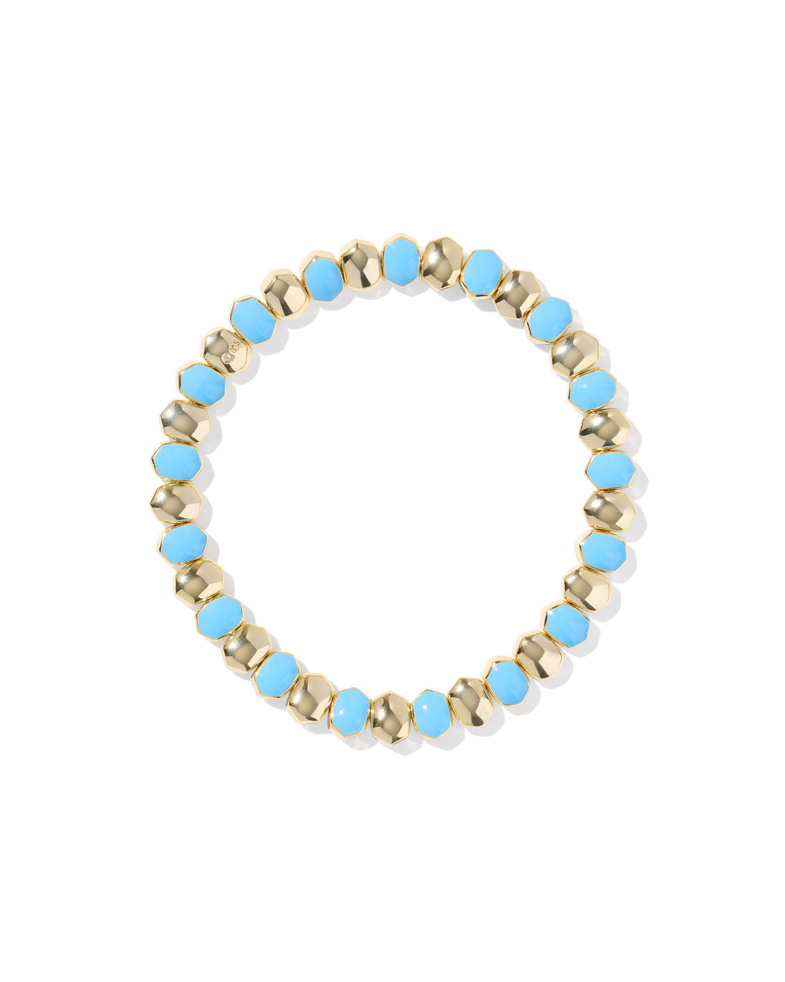DAPHNE ENAMEL GOLD STRETCH BRACELET