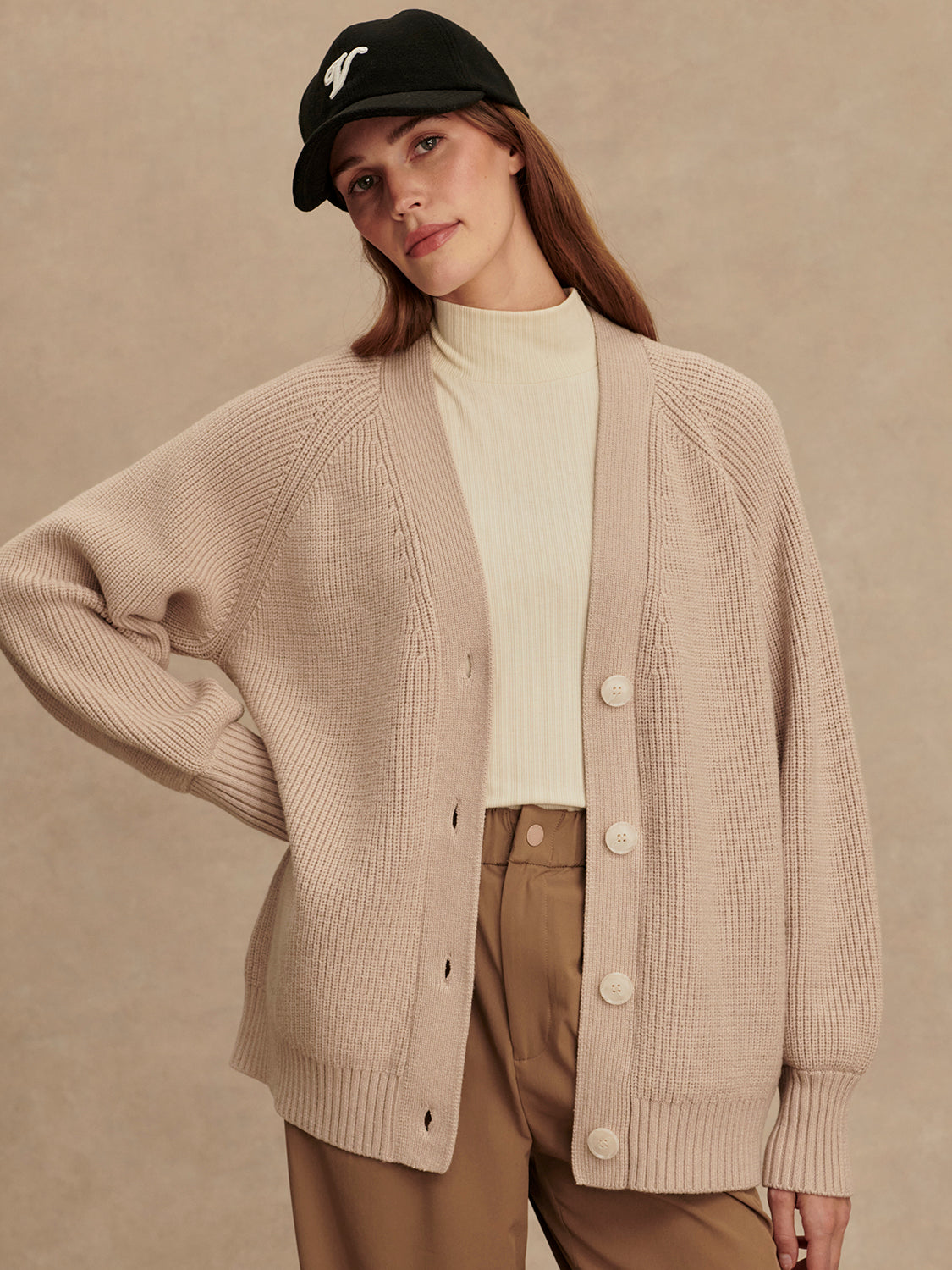 SITGES BUTTON THROUGH KNIT CARDIGAN