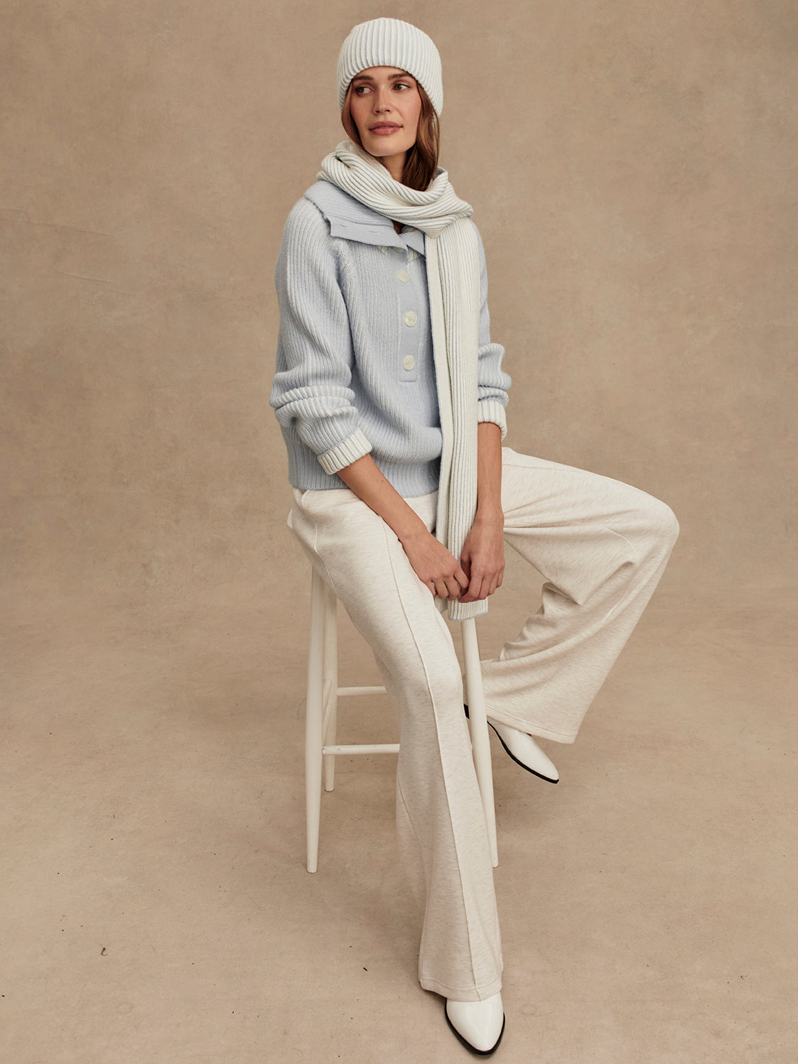 FILEY PLATED HENLEY SWEATER