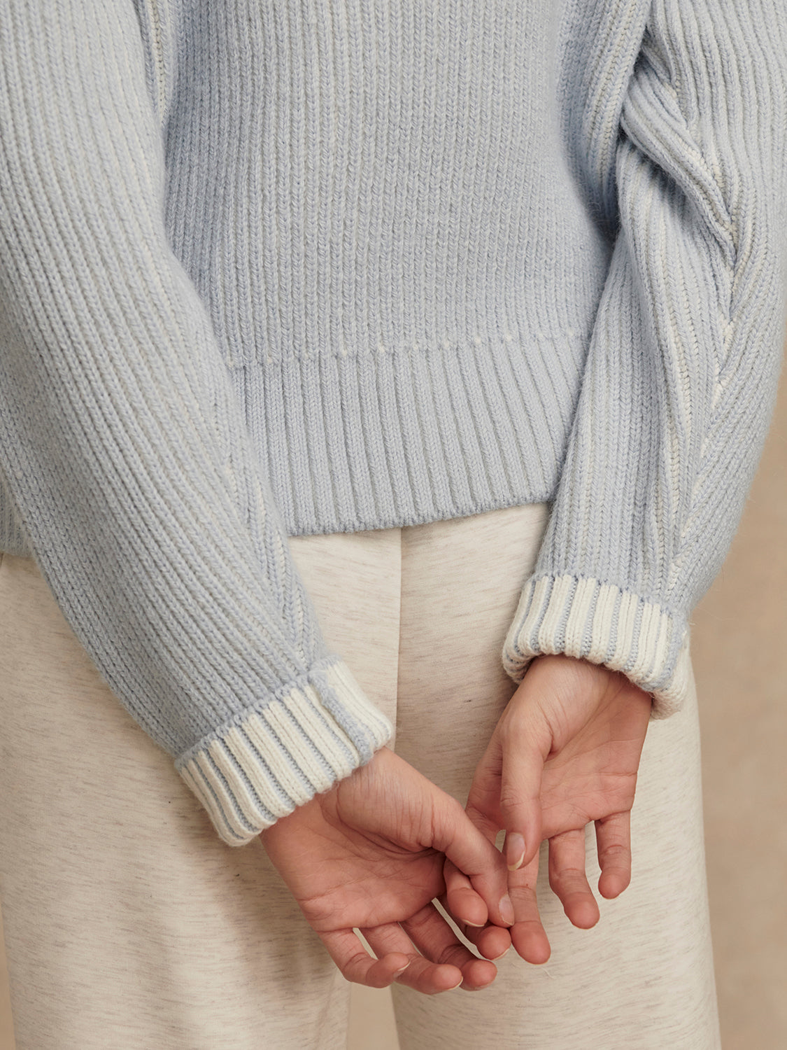FILEY PLATED HENLEY SWEATER