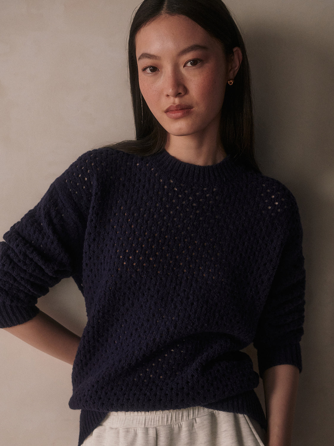 GRADY BOUCLE KNIT SWEATER