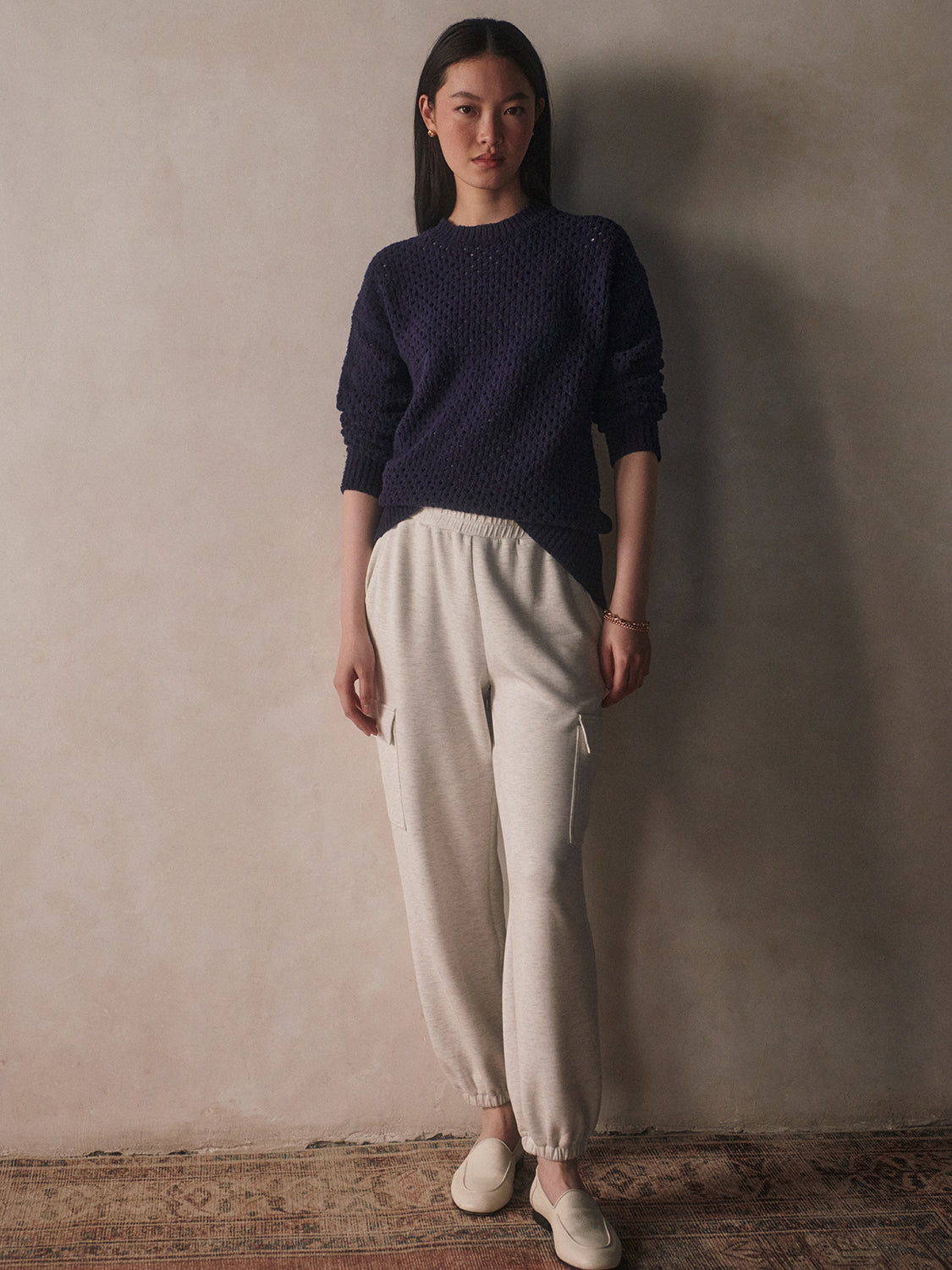 GRADY BOUCLE KNIT SWEATER