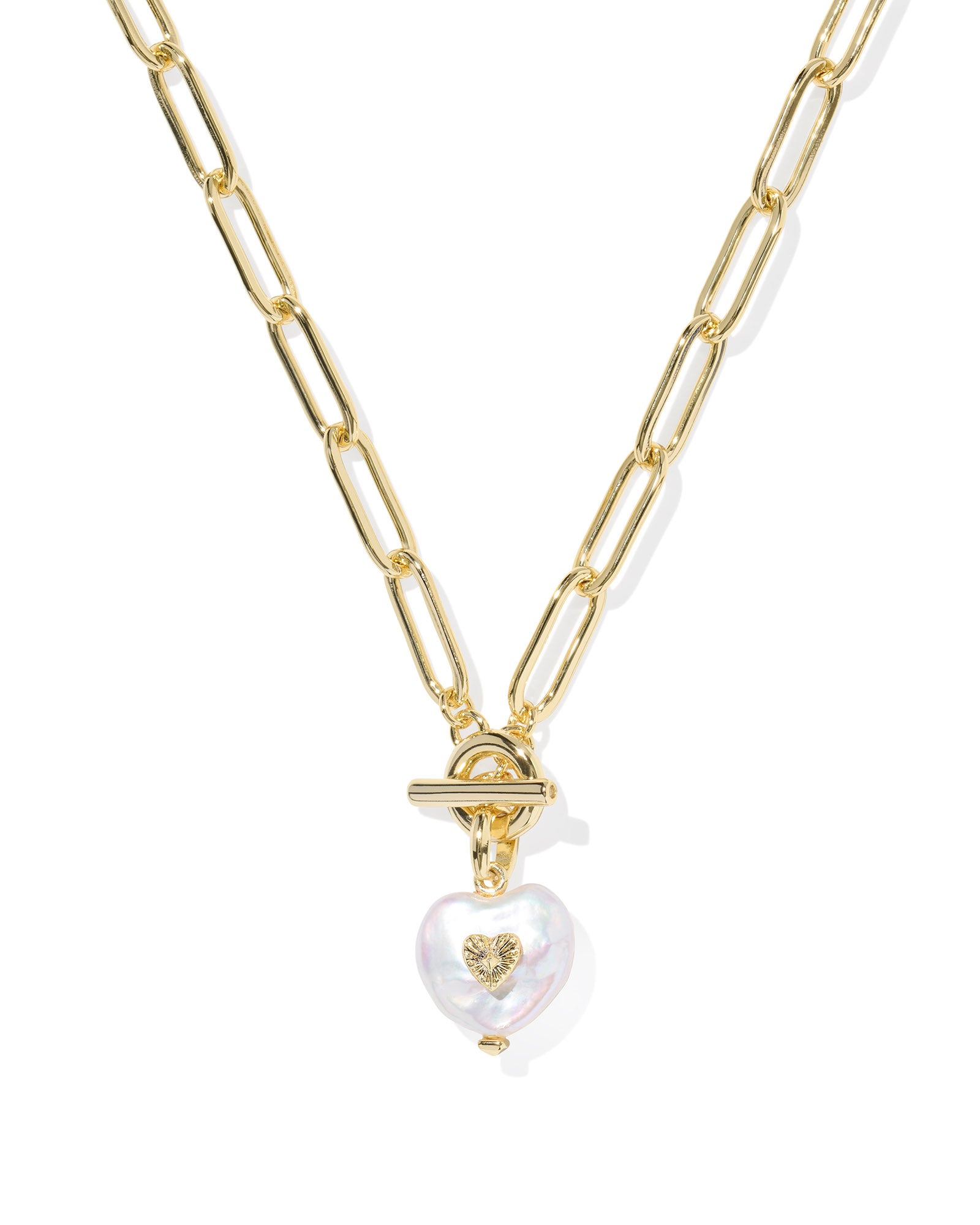 SASHA HEART GOLD PENDANT NECKLACE