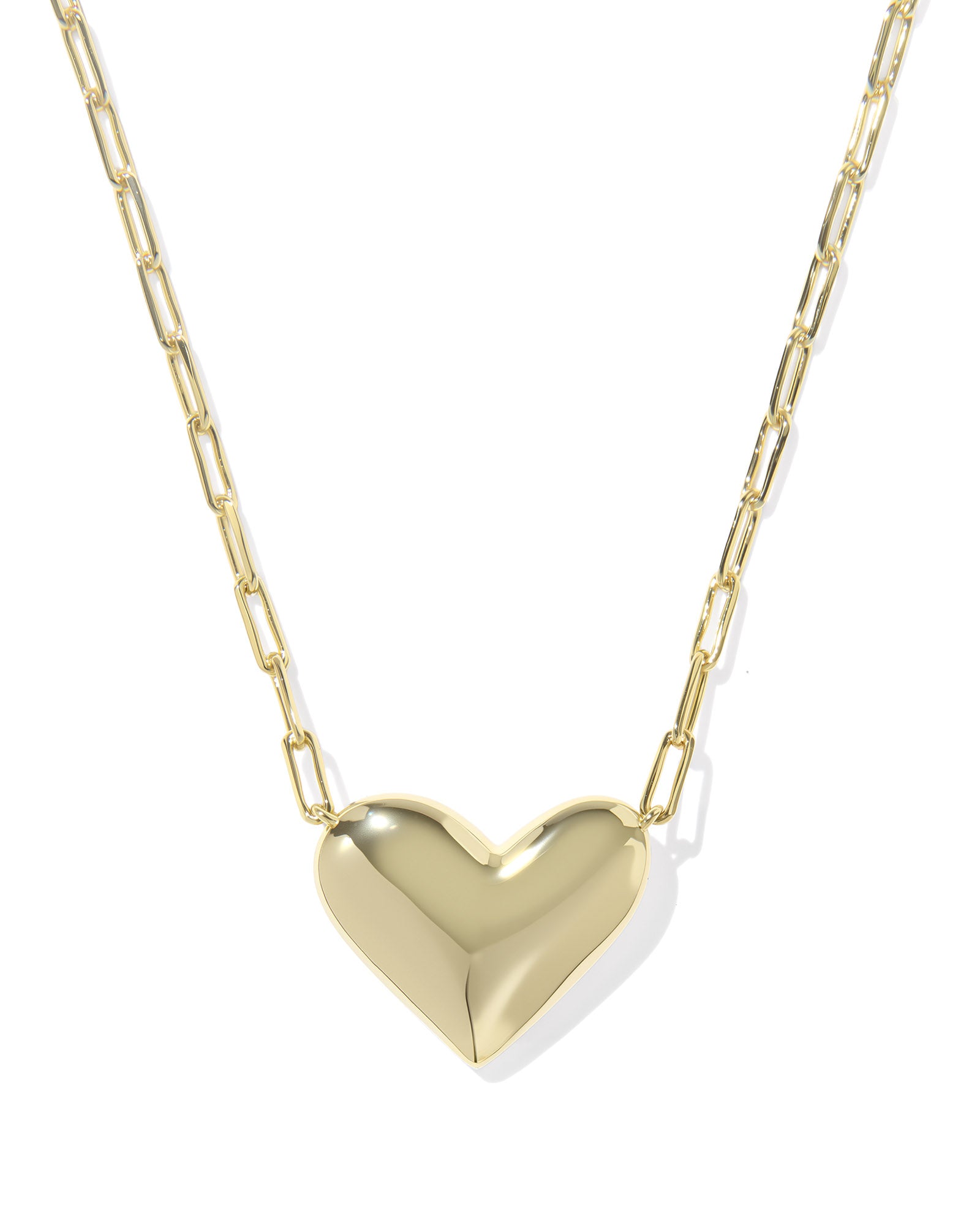 ARI REVERSIBLE HEART STATEMENT NECKLACE