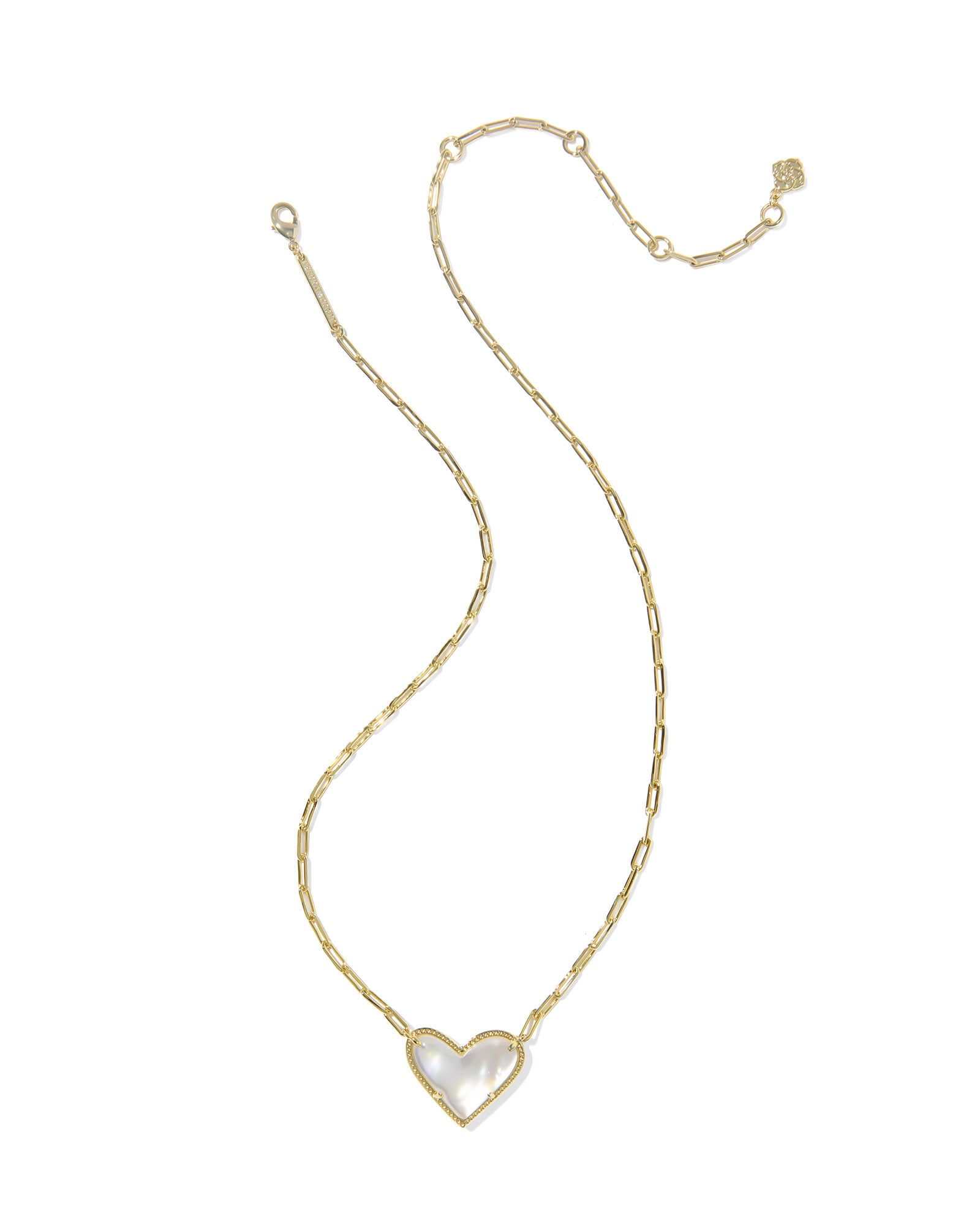 ARI REVERSIBLE HEART STATEMENT NECKLACE