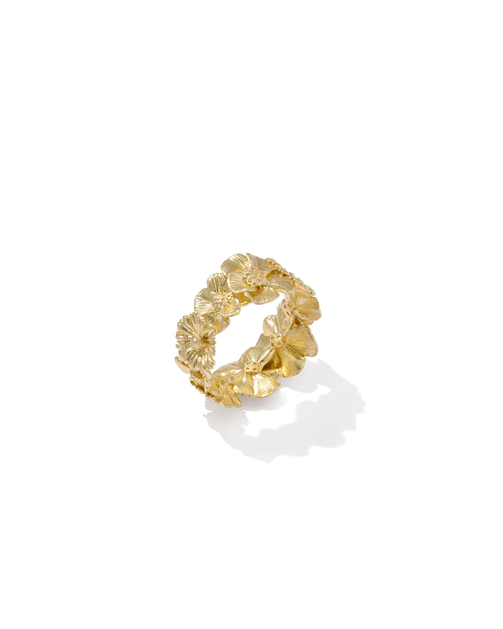 CAILEY FLOWER BAND RING