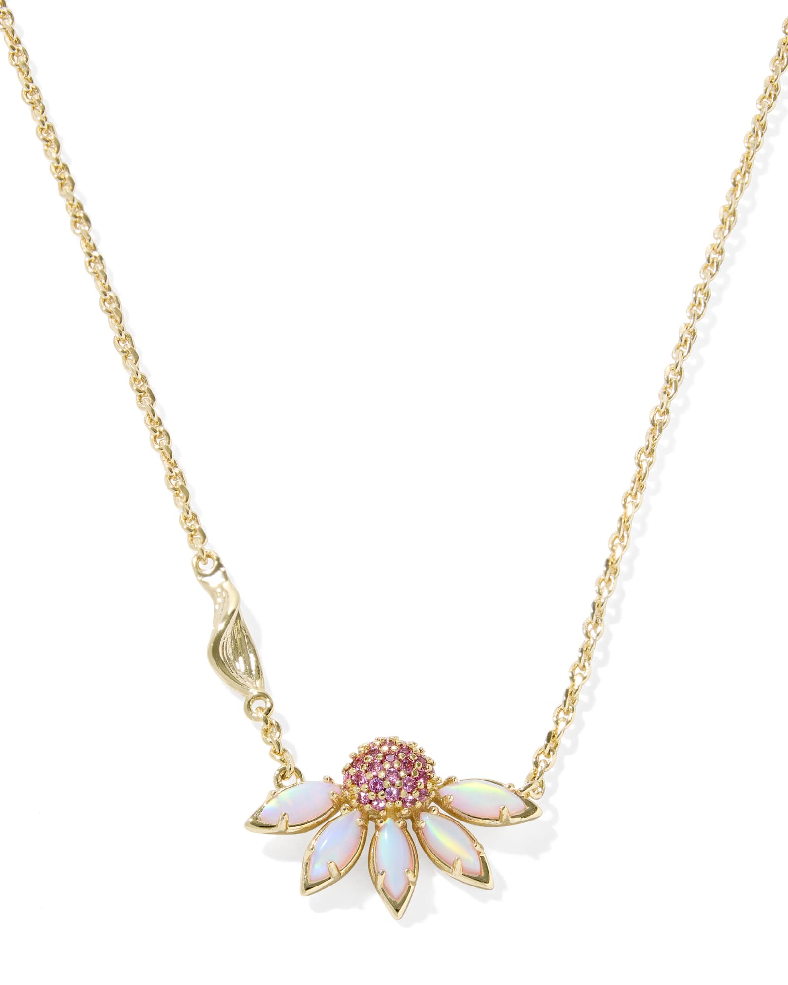 ANYA FLOWER STUD NECKLACE
