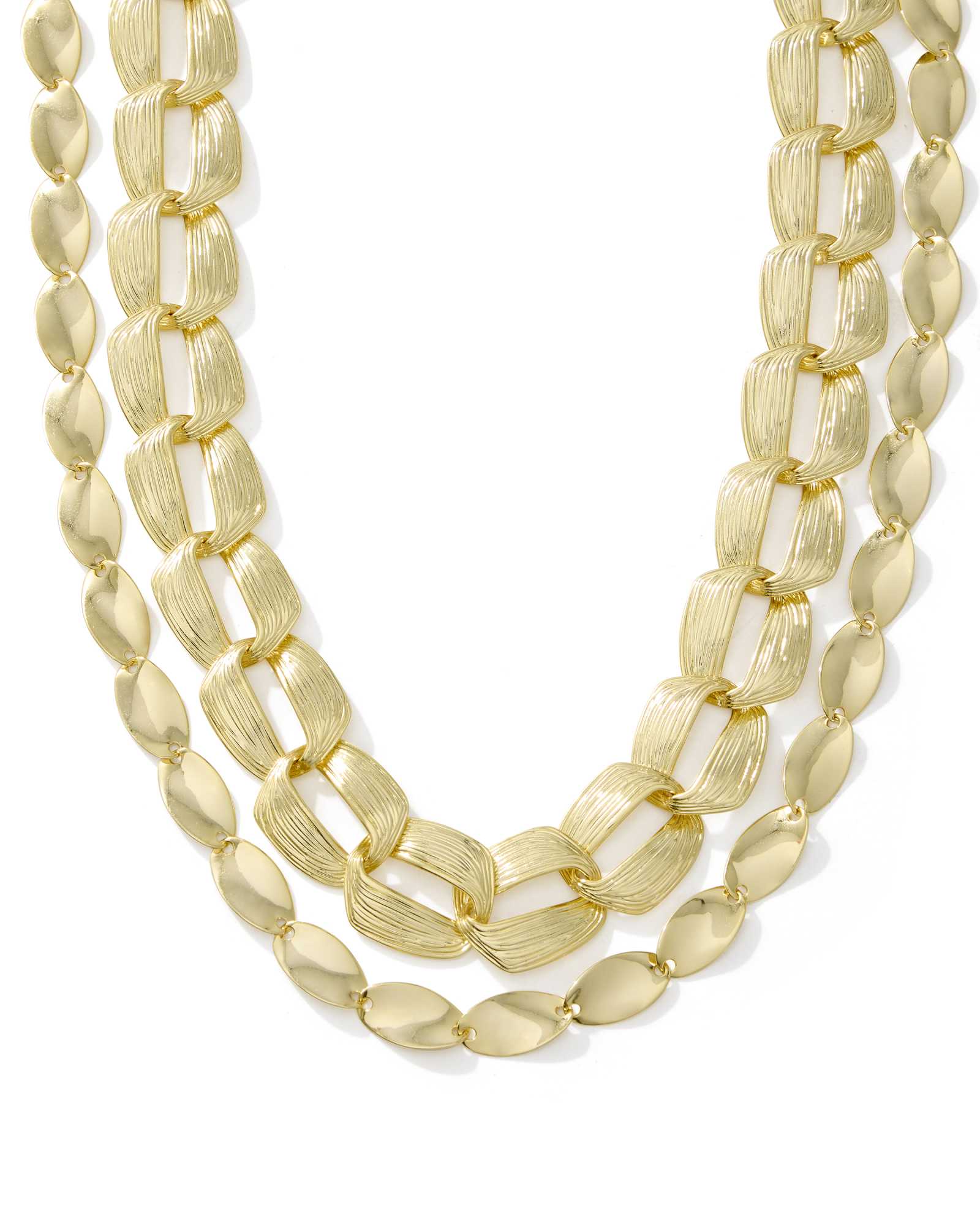 KIRA MULTI STRAND CHAIN NECKLACE