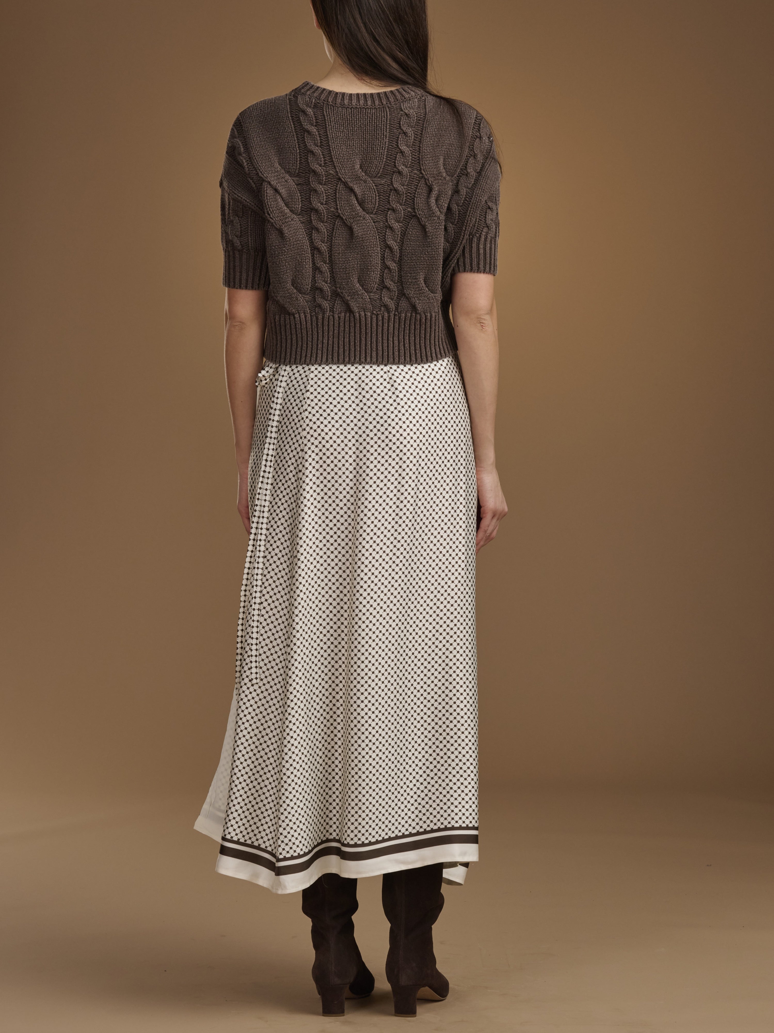 Cyrus Tie Side Skirt