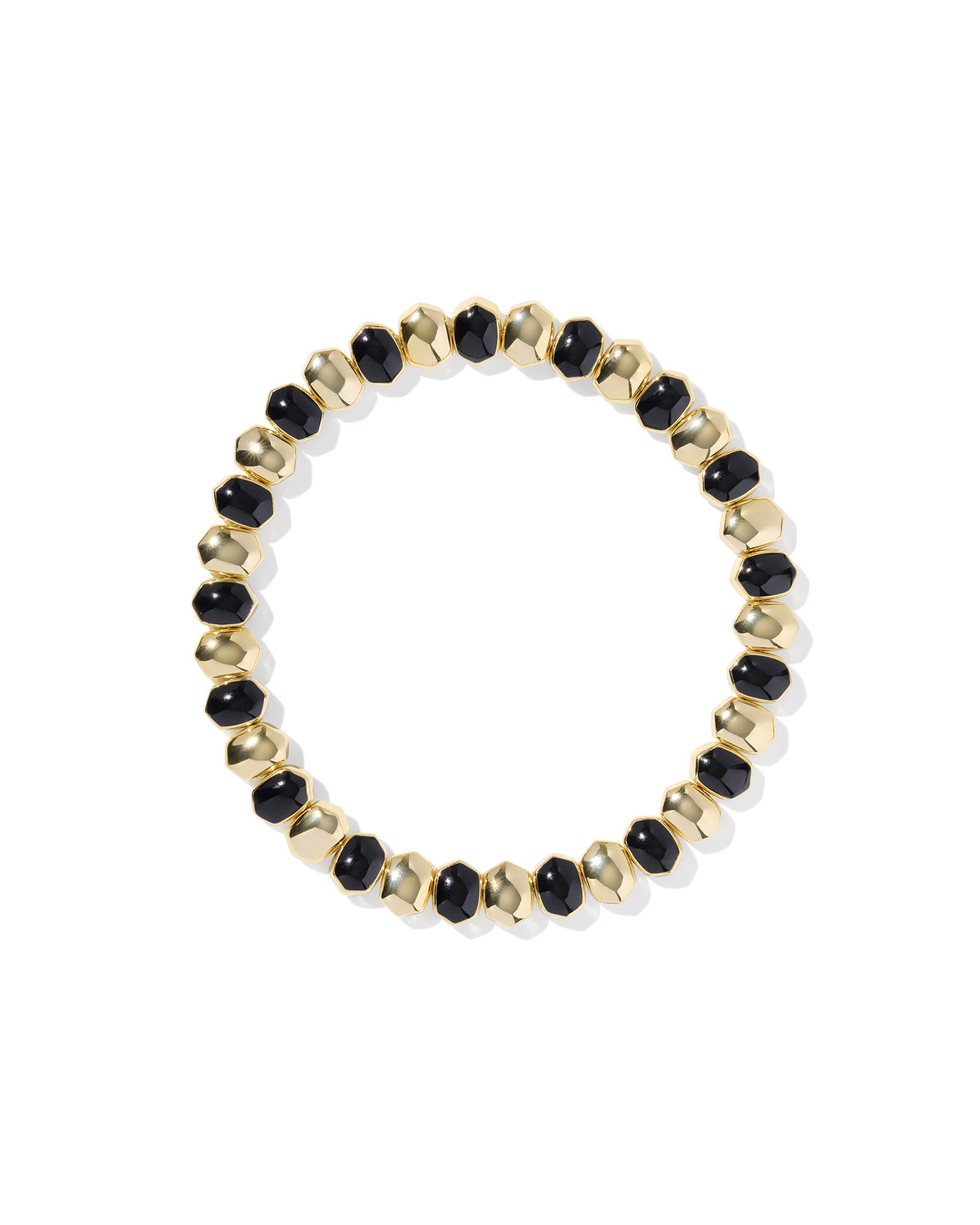 DAPHNE ENAMEL GOLD STRETCH BRACELET