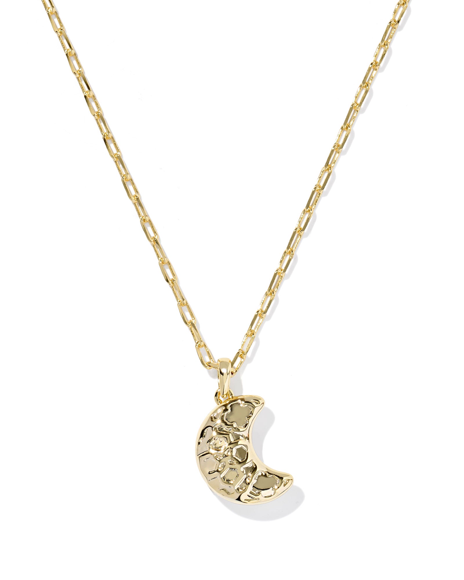MOON SHORT PENDANT NECKLACE