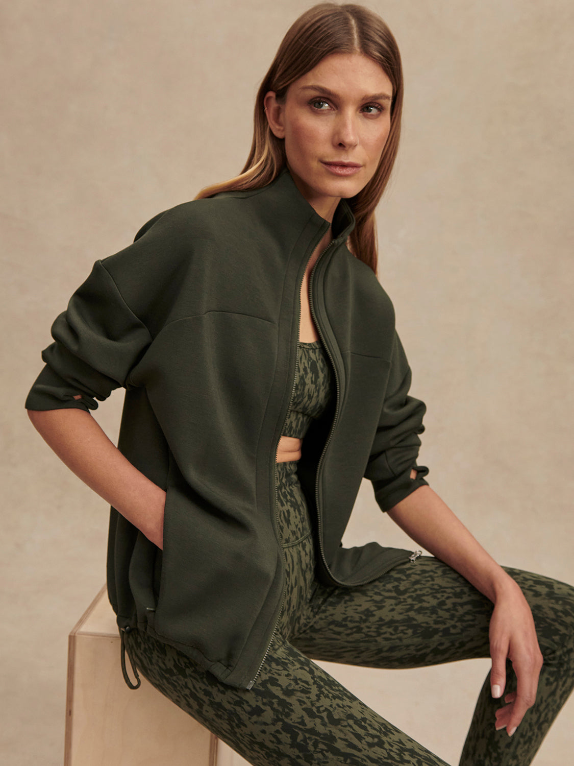 TAYAH ZIP THROUGH SWEATSHIRT JACKET