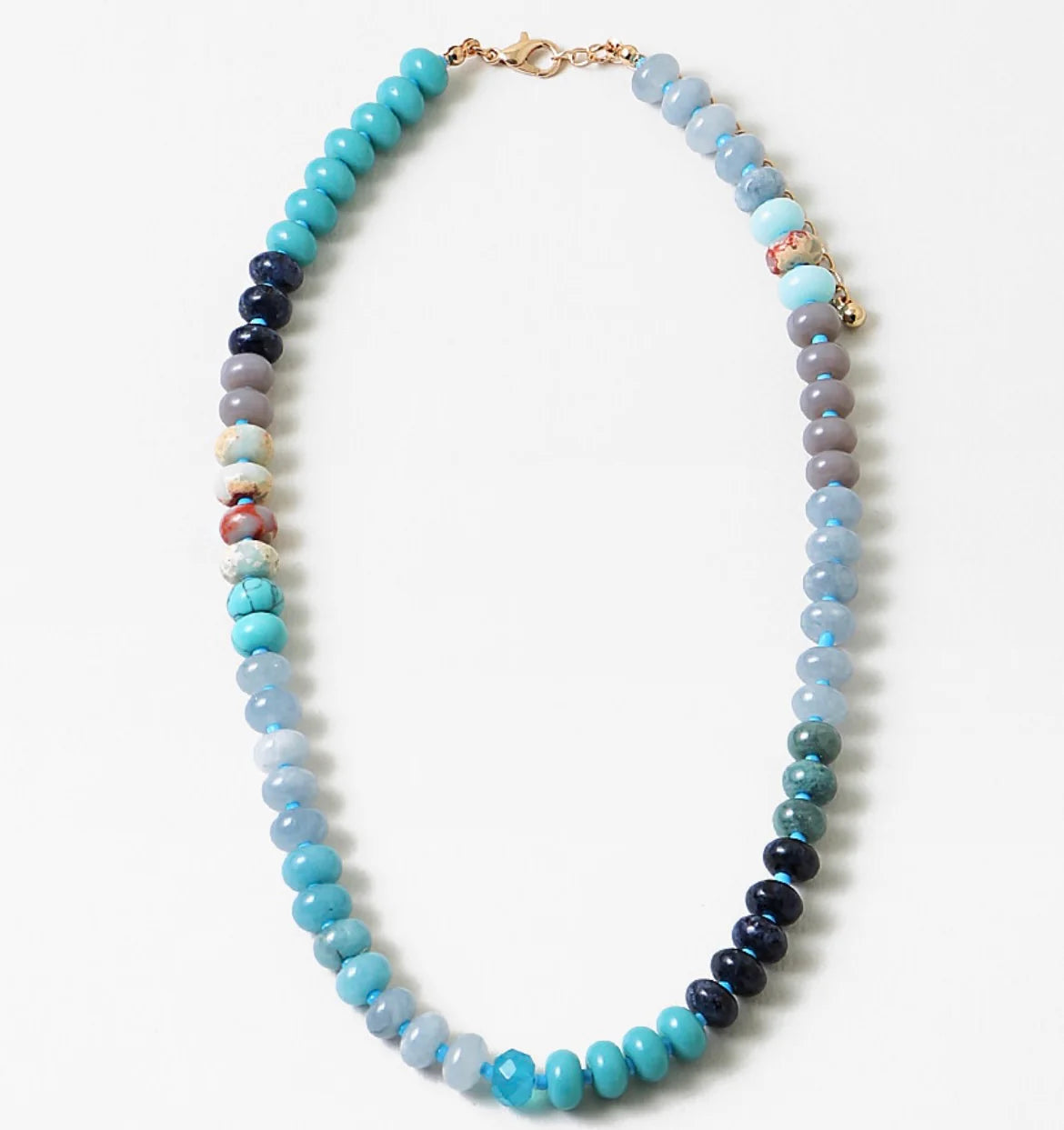 SHADES OF BLUE PALM BEACH NECKLACE