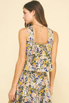 FLORAL SLEEVELESS TOP