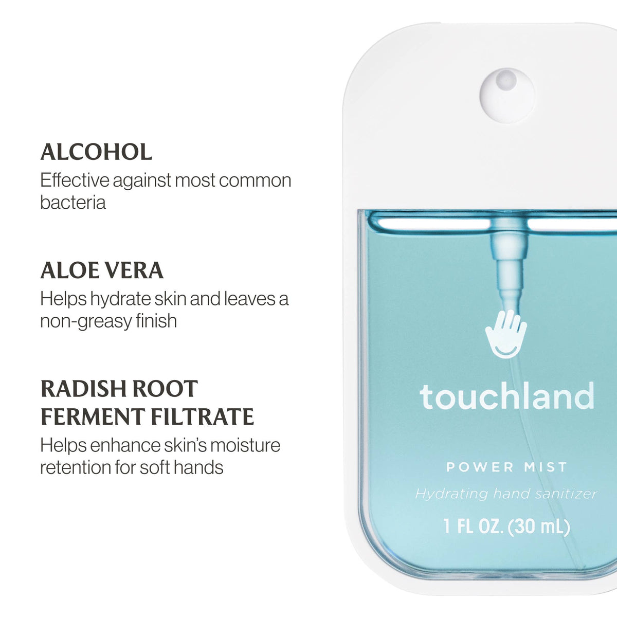 Touchland - Frosted Mint Power Mist Hydrating Hand Sanitizer