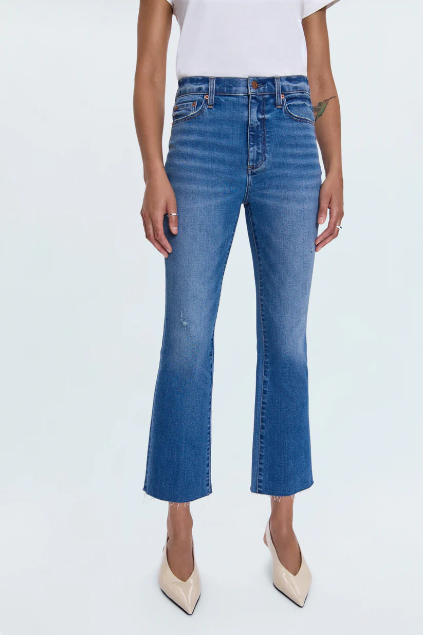 LENNON HI RISE BOOT CUT JEANS in countryside