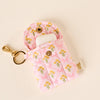 PUFFY EARBUD CASE KEYCHAIN-Marigold Lane Pink