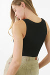 PLUNGE V-NECK CROP TANK TOP
