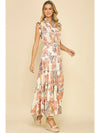FLORAL TIERED MAXI DRESS