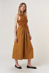 CORINNE MIXED MEDIA TANK DRESS