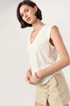 RUE V NECK TEE