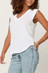 RUE V NECK TEE