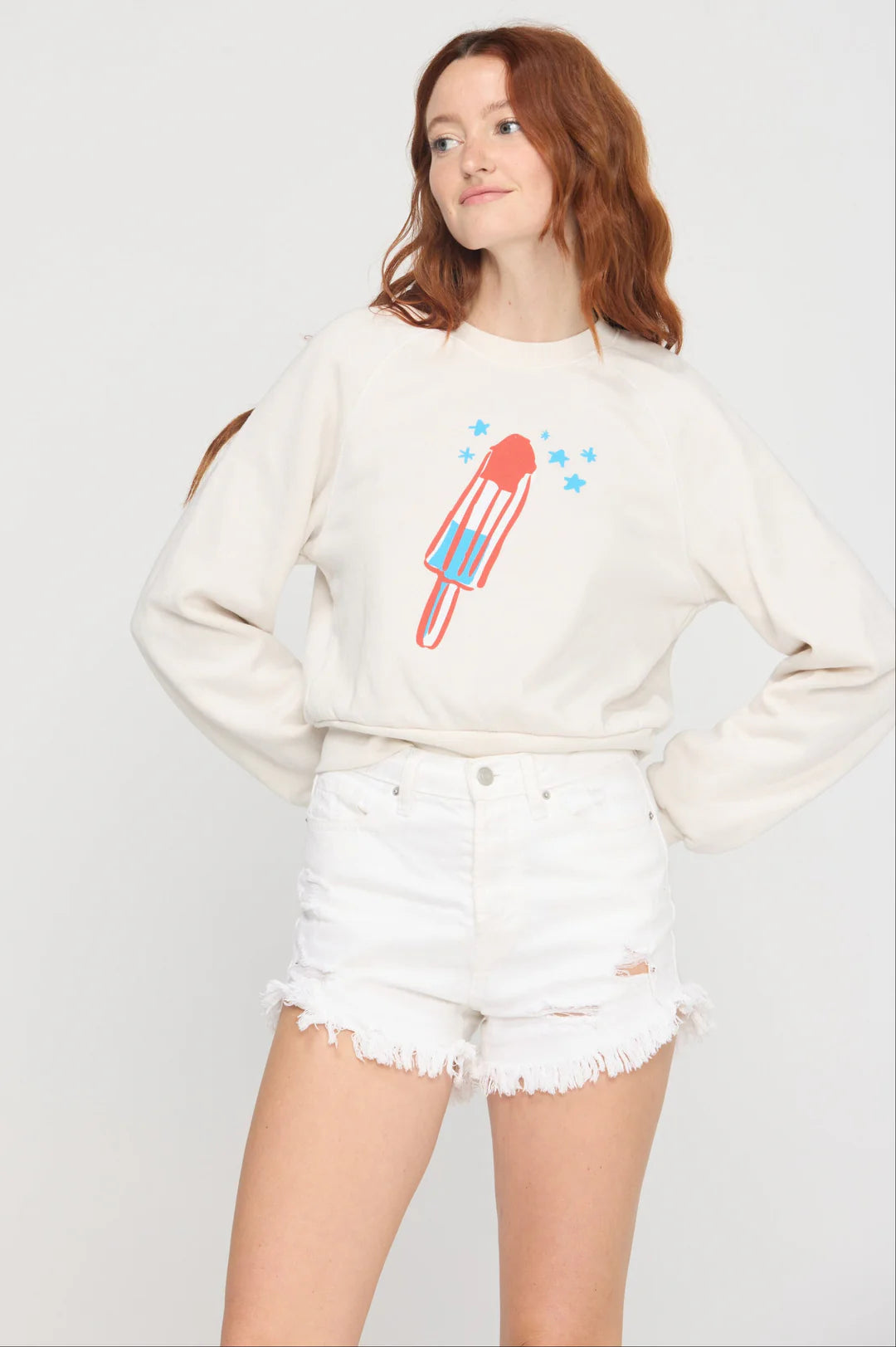 POP ROCKET SHRUNKEN SWEATSHIRT