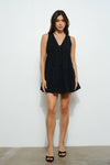 EYELET MINI DRESS