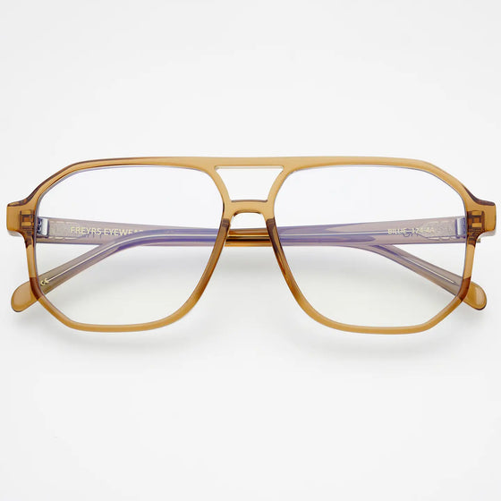FREYRS Eyewear - Billie Blue Light Glasses: Light Brown