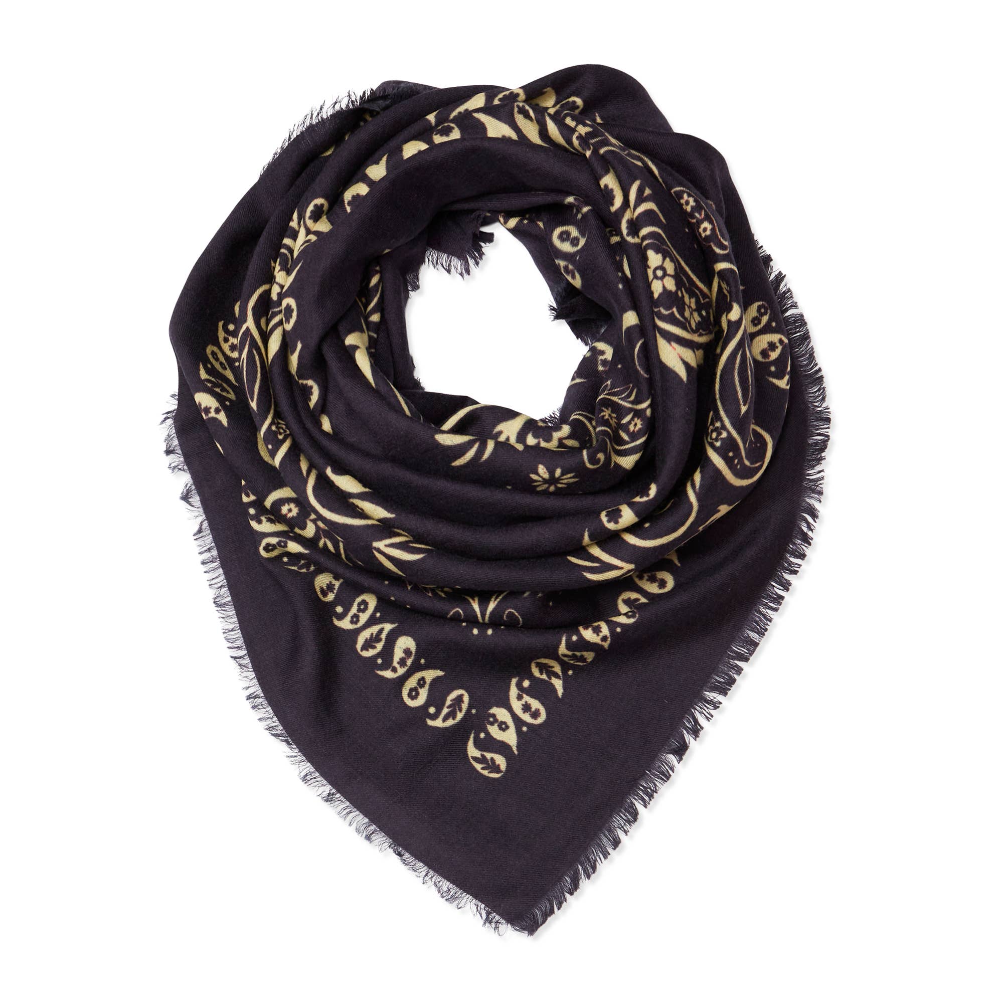 XL Cashmere Bandana - Navy