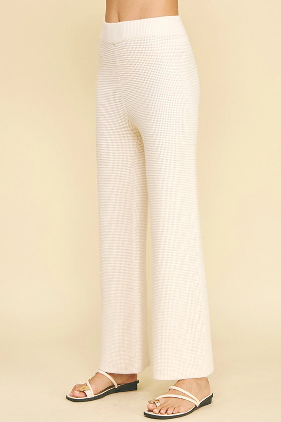 WAFFLE TEXTURED PANTS