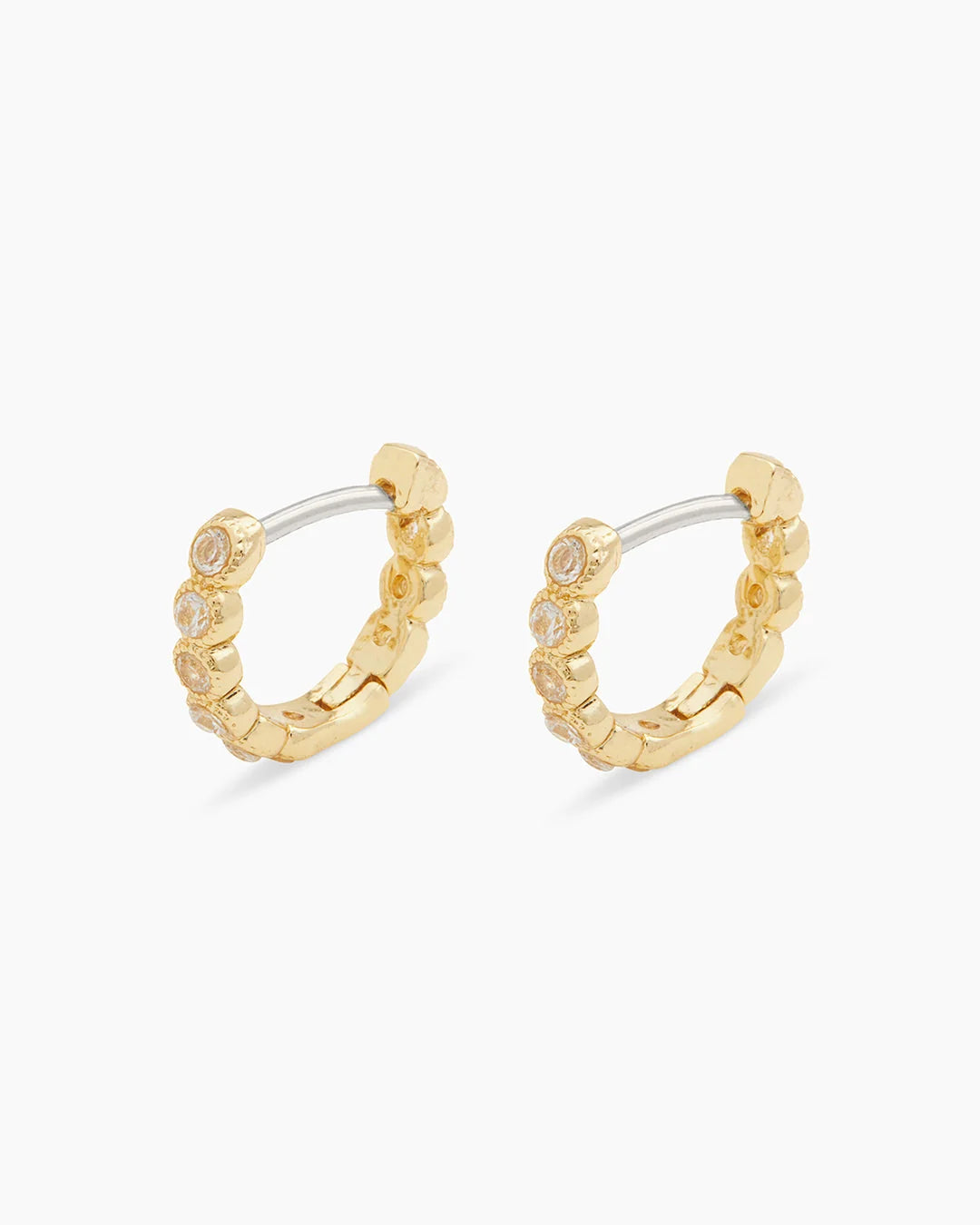 Madison Shimmer Huggie Earrings