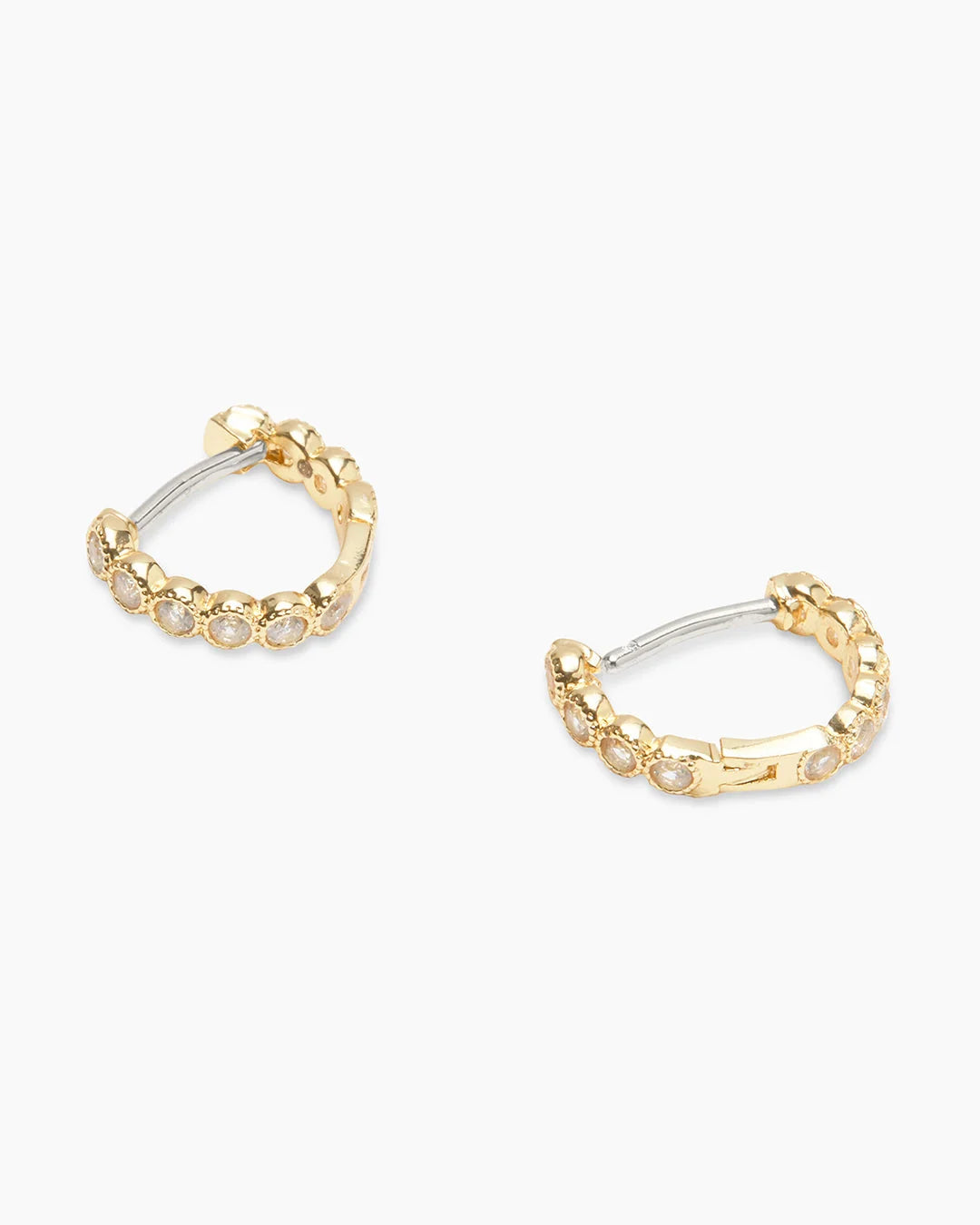 Madison Shimmer Huggie Earrings