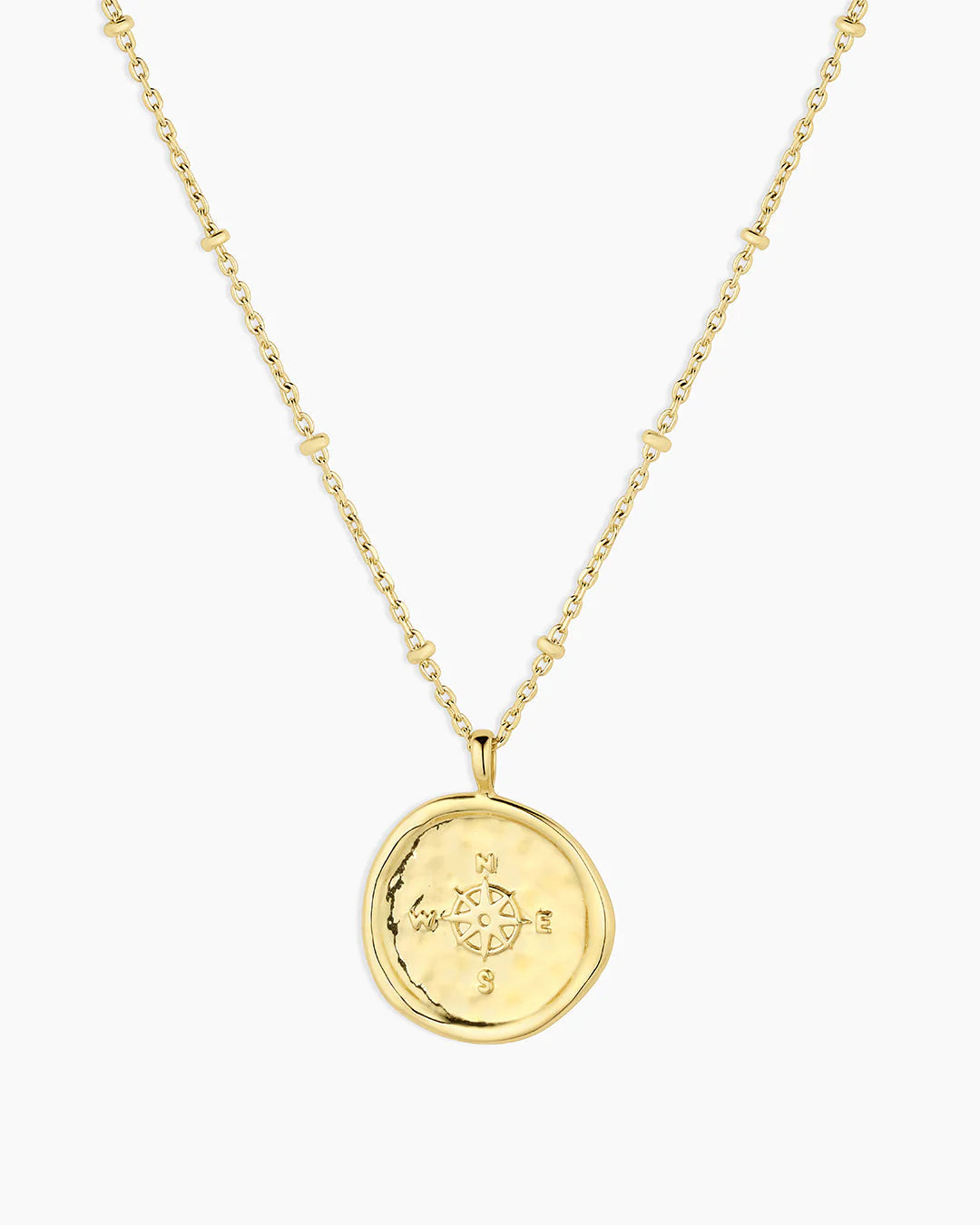 COMPASS COIN NECKLACE